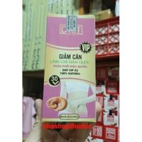 Giảm cân cấp tốc - Giảm cân linh chi Hàn Quốc DIET VIP X2 ( Phiên Bản Vip có Hộp)