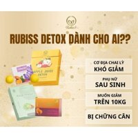Giảm cân Rubiss Detox Nước ép táo an toàn hiệu quả Chính Hãng date mới nhất 2026
