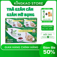Giảm cân Slim Body Tea Kingkao - Trà giảm cân cấp tốc Giảm cân an toàn hiệu quả Giảm béo Giảm mỡ toàn thân