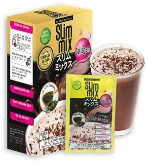 Giảm cân Slim Mix - Trà Sữa Collagen