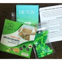 Giảm Cân Thảo Mộc Nấm Linh Chi  HQ Chính Hãng [ Tặng kèm 2 hộp detox 15V]