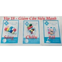 Giảm cân Yanhee Vip 18 - Giảm cân nhanh siêu mạnh cho người mỡ cứng khó giảm.