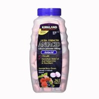 Giảm đau dạ dày Kirkland Ultra Strength Antacid Calcium Carbonate 1000mg 265 viên hỗ trợ dạ dày, tiêu hóa, giảm đầy hơi