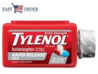 Giảm đau hạ sốt Tylenol Extra Strength Acetaminophen 500 mg, 290 viên, tác dụng nhanh