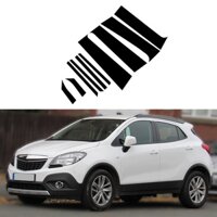 {Giảm Giá} 10 Miếng Dán Xe Ô Tô Trụ Cột Bài Viền Phù Hợp Cho Opel Mokka X 2016 – 2019 Đen Bóng / Sợi Carbon / Bạc