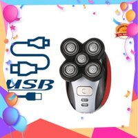 GIẢM GIÁ 50% Bộ dao cạo râu xịn + Tông đơ + Tỉa lông mũi + Matxa mặt + Rửa mặt (5 trong 1) Sạc Pin Sportsman S525 GIẢM G