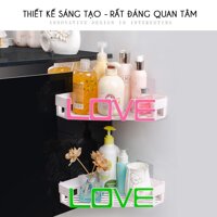 [GIẢM GIÁ 50%] Kệ đựng đồ gắn tường chữ Love xinh xắn 2 trong 1 vừa sắp xếp đồ dùng vừa trang trí phòng tắm Ke dung do gan tuong chu Love xinh xan 2 trong 1 vua sap xep do dung vua trang tri phong tam