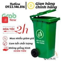 *GIẢM GIÁ 50%*Thùng rác nhựa công cộng 120L có bánh xe, Thùng rác nhựa HDPE