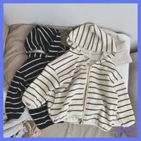[Giảm giá] Áo khoác Cardigan sọc mùa xuân thu 8-30kg dành cho trẻ em