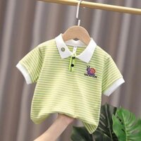 [Giảm giá] Áo sơ mi POLO sọc cổ điển phong cách mới cho bé trai