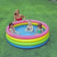 Giảm giá BỂ BƠI rộng 1m68 cao 46cm tặng 10 bóng nhựa cho bé chơi