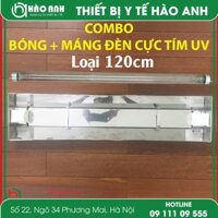 [Giảm Giá] Bộ Máng + Bóng đèn tia UV 120cm diệt khuẩn không khí - Máng treo tường mới nhất 2020