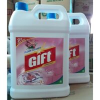 [GIẢM GIÁ] Combo 2 can lau sàn gift hương lily 4kg giá cực sôc.