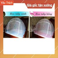 [Giảm giá đặc biệt ] Mùng chụp tự bung 1m8 x 2m Minh Long 2 CỬA