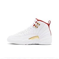 Giảm Giá Giày nike air jordan12 Thời Trang Cổ Điển Trọng Lượng Nhẹ Chống Trượt Màu Vàng Chạy Bộ Cho Cặp Đôi