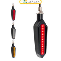 Giảm giá hấp dẫn 1 Cặp Đèn Báo Rẽ Xe Máy 24 Đèn LED Màu Kép Chảy Tín Hiệu Nhấp Nháy Đèn Chạy Ban Ngày DC12V Đa Năng Cho Xe Đạp Điện