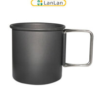 Giảm giá hấp dẫn 300ml Cắm Trại Ngoài Trời Cốc Nước Di Động Gấp Nhôm Cốc Bộ Đồ Ăn Cho Đi Bộ Đường Dài Ngoài Trời Dã Ngoại Leo Núi