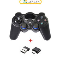 Giảm giá hấp dẫn Bộ điều khiển không dây 2.4G Tay cầm chơi game PC Cần điều khiển chơi game Tương thích cho điện thoại Android / PC / PS3 / TV Box