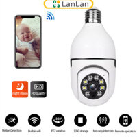 Giảm giá hấp dẫn Bóng Đèn Camera An Ninh 4X Zoom Kỹ Thuật Số Wifi Ngoài Trời Bóng Đèn Trong Nhà Camera Phát Hiện Chuyển Động Dễ Dàng Lắp Đặt Tương Thích Cho Ổ Cắm E27