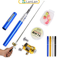 Giảm giá hấp dẫn Cần Câu Cuộn Combo Bộ Mini Kính Thiên Văn Di Động Bỏ Túi Bút Câu Cá Cực Cuộn Mồi Jig Móc Bộ Dụng Cụ Loại