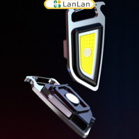 Giảm giá hấp dẫn Di Động Cob Led Móc Khóa Đèn Pin Đa Năng Từ Tính Làm Việc Đèn Pha Dụng Cụ Mở Chai