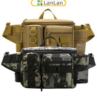 Giảm giá hấp dẫn Gói thắt lưng câu cá có dây đeo thắt lưng có thể điều chỉnh, Gói lưu trữ câu cá Fanny đa chức năng di động, dành cho túi câu cá bay nước ngọt ngoài trời