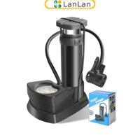 Giảm giá hấp dẫn Máy bơm chân áp suất cao Máy bơm sàn xe đạp với van Schrader / Presta / Woods Vòi phun ba công dụng Con trỏ đo áp suất Máy bơm hơi cho xe đạp Bóng Đồ chơi bơm hơi