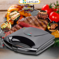 Giảm giá hấp dẫn Máy nướng bánh Mini 750W Máy làm bánh mì sưởi ấm hai mặt đa chức năng chống dính