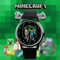 [Giảm giá hấp dẫn] Minecraft Creeper Dream End Dragon Đồng hồ học sinh trung học đơn giản Đồng hồ đeo tay thạch anh chống nước Thời trang Phong cách Hàn Quốc Quà tặng trang trí tay cho bạn bè
