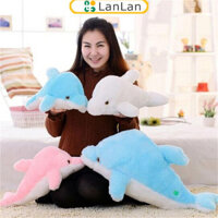 Giảm giá hấp dẫn Nhiều Màu Sắc Cá Heo Sang Trọng Đồ Chơi Dạ Quang Sang Trọng Nhồi Bông Nhấp Nháy Gối Có Đèn LED Đảng Quà Tặng Sinh Nhật