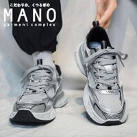[Giảm giá hấp dẫn tại Đài Loan] Giày nam Mano Giày bố bạc mùa xuân 2025 Phong cách mới Lưới thoáng khí Giày thể thao thông thường Giá trị cao Giày hợp thời trang