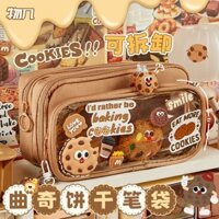 [Giảm giá] Hộp bút chì mới Wujie có thể tháo rời 10 lớp cho học sinh tiểu học, túi bút chì dung tích lớn, giá trị cao, hộp bút chì 1.8