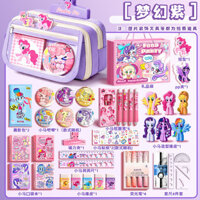 [Giảm giá] Hộp bút My Little Pony cho học sinh tiểu học, túi đựng mới chất lượng cao, hộp văn phòng phẩm lớn cho nữ sinh trung học, hộp bút 1.8
