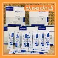 [GIẢM GIÁ]  hộp megaderm 28 gói dưỡng da mượt lông cho chó mèo