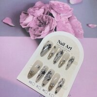 [Giảm Giá] Mắt Mèo Đeo Móng Tay Màu Tối Ngọt Ngào Mát Hot Girl Cao Cấp Châu Âu Mỹ Có Thể Tháo Rời ins Làm Móng Tay