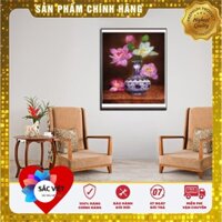 GIẢM GIÁ - MẪU TRANH THÊU HOA  DLH-A1150- Kích Thước: 45×60