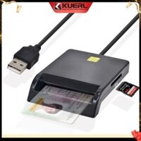 Giảm giá Mega Đầu đọc thẻ thông minh USB SIM cho thẻ ngân hàng IC / ID EMV TF MMC Cardreaders USB-CID ISO 7816 cho Windows 7 8 10 Linux OS