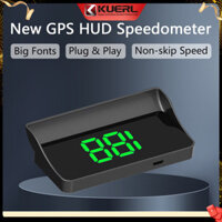 Giảm giá Mega Màn hình HUD trên ô tô Màn hình hiển thị kính chắn gió kỹ thuật số GPS Máy chiếu Đồng hồ tốc độ với màn hình đèn nền LED 4 inch phổ biến cho ô tô, xe tải, xe buýt