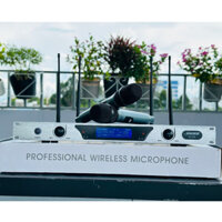 [Giảm Giá] Micro không dây MT990 -UHF 4 Anten chống rè, hát karaoke gia đình - bộ lọc âm thế hệ mới âm thanh trong trẻo