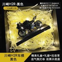 [Giảm giá] Mô hình xe máy Kawasaki H2R thực tế, tượng hợp kim, quà sinh nhật cho bé trai, quà Valentine, đồ chơi cho bé trai 1.8