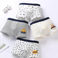 [Giảm Giá] Phong Cách Mới Bé Trai Boxer Lớp Một Quần Lót Hoạt Hình Thoáng Khí Lớn Trẻ Em Quần Lót Boxer 12 Tuổi Quần Short Bé Trai