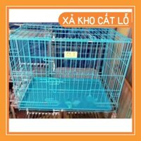 [GIẢM GIÁ]  Phụ kiện chó mèo Chuồng (lồng) sơn tĩnh điện cho chó mèo có thể gập gọn sz Nhỏ <5kg