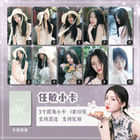 [Giảm Giá] Ren Min Hàng Hóa Laser Photocard Hai Mặt 10cm Ảnh Góc Tròn Thẻ Kỷ Niệm Quà Tặng Sinh Nhật Ngôi Sao Hàng Hóa