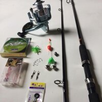 [Giảm Giá Sập Sàn]Bộ cần shimano 2 khúc đặc ruột 2.4m máy yolo 6000[Chất Lượng] đồ câu 99 hoang_hai_shop_01