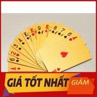 GIẢM GIÁ SÂU Bộ Bài tây mạ vàng