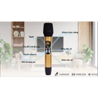 [Giảm Giá] [Siêu phẩm] Micro không dây karaoke AK-86 kiểu dáng hiện đại chất lượng cao cấp,bắt sóng nhạy hát cực nhẹ.