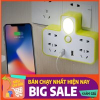 [GIẢM GIÁ SIÊU SỐC] ổ cắm điện đa năng có đèn ngủ và cổng usb