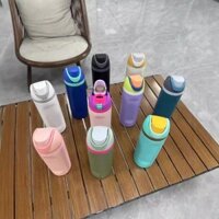 [Giảm giá siêu thấp] OWALA Style 16oz 19oz 24oz 32oz Bình nước uống kép thể thao Bình nước cách nhiệt bằng thép không gỉ 304 có ống hút