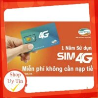 [Giảm Giá] Sim Viettel 4G Miễn phí 1 năm không cần nạp tiền