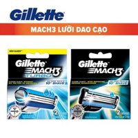 [GIẢM GIÁ SỐC] [HÀ NỘI] Lưỡi dao Gillette Mach3 vỉ 2 lưỡi